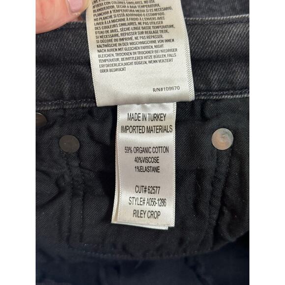 AGOLDE Riley High Rise Straight Crop Jeans Size 28 - Picture 5 of 5